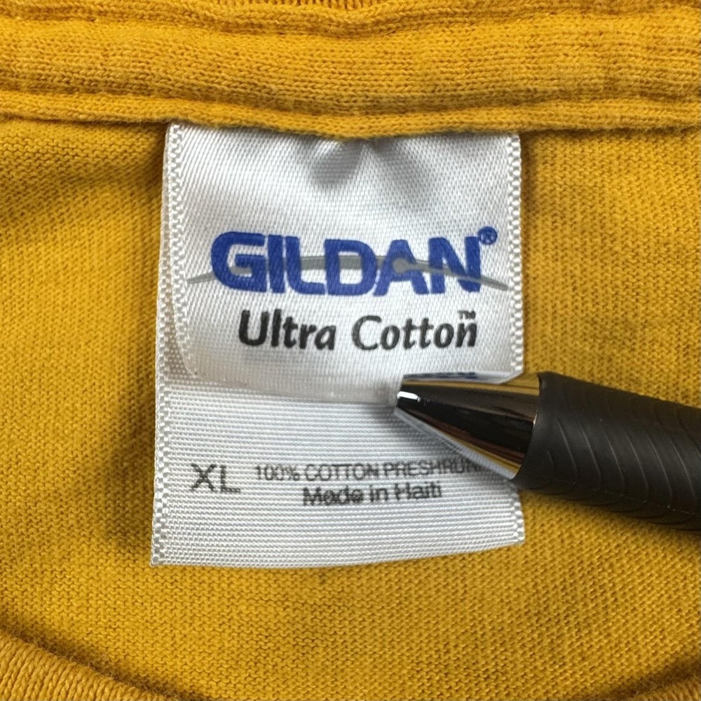 Los Angeles Lakers Shirt Mens XL Yellow Kobe Bryant #8 #24 Gildan 1/31/2020 NBA - Picture 7 of 11